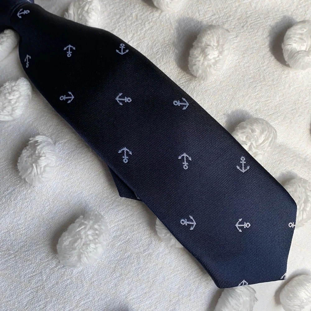 Nautical ⚓️ navy Velcro tie ⛵️